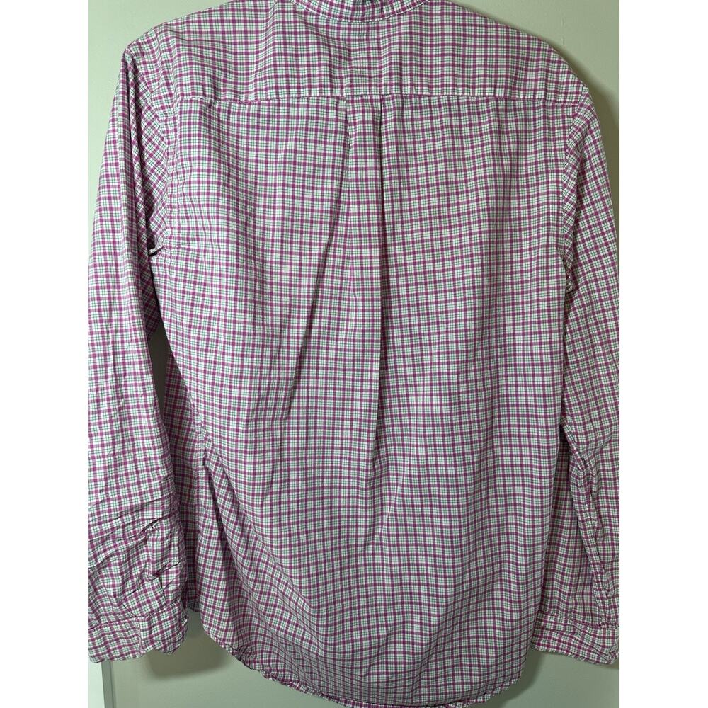 Ralph Lauren Classic Fit Pink Plaid Cotton Button-Down Dress Shirt S 32/33 - Picture 4 of 6